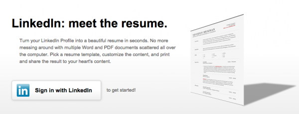 Créer votre CV professionnel à partir de LinkedIn Resume